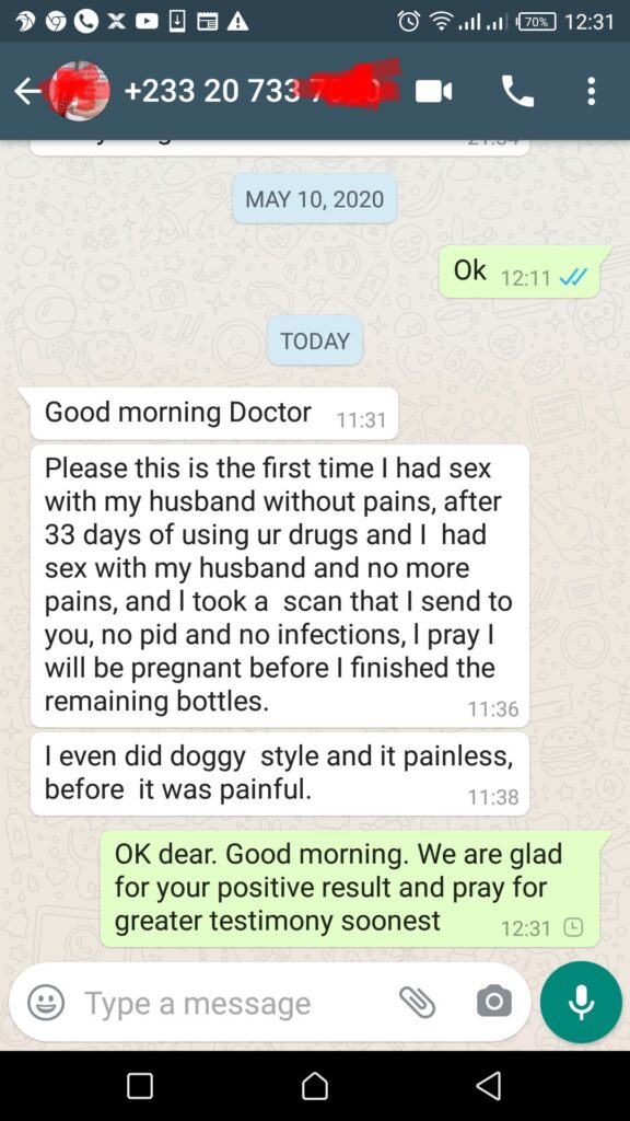 (112) Painful Sex, Pid Cleared Ghana client