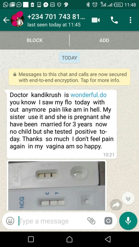 (12) Sister Got Pregnant Using Kandikrush, Painful period Cleared