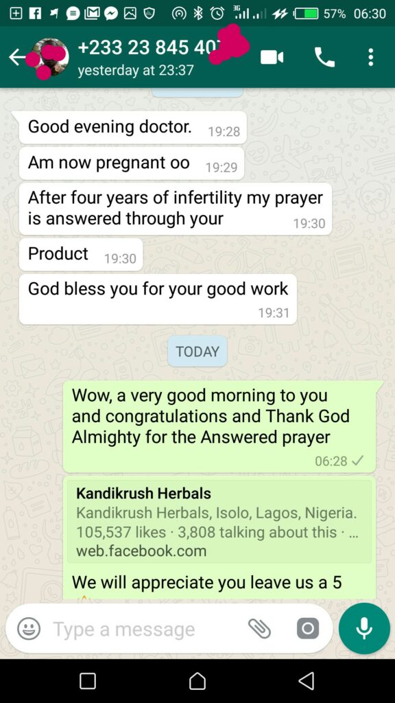 (3)Ghana Client Pregnant after 4yrs Infertility