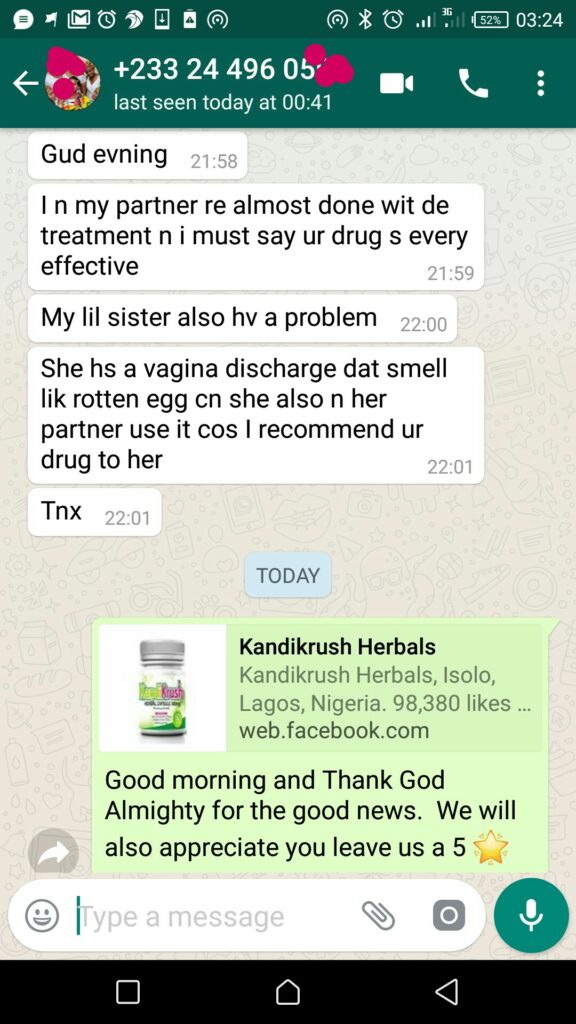 (83)Ghana client cleared candida
